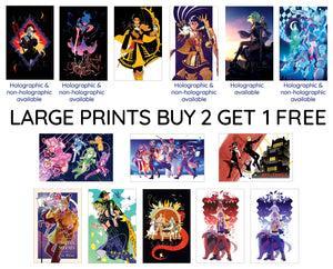 Large Prints Only - Buy 2 Get 1 Free