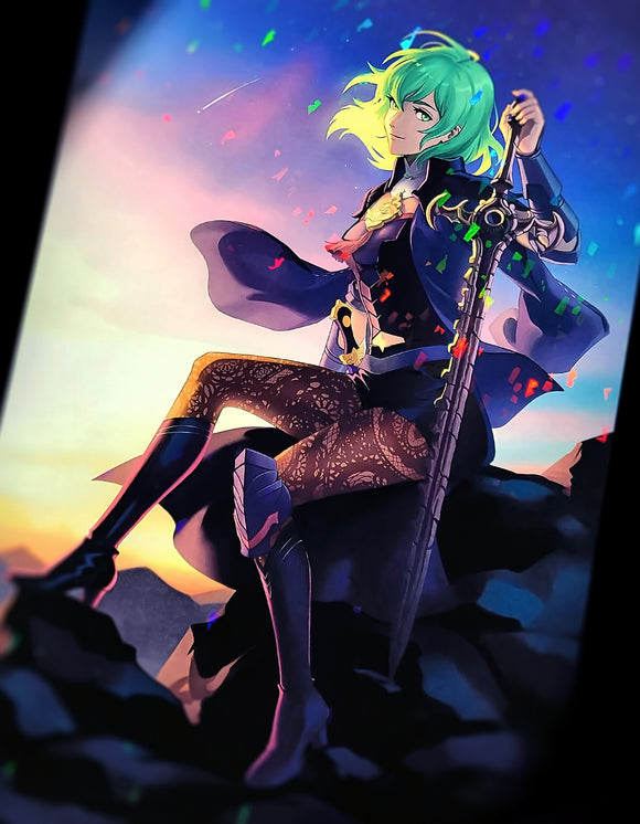 Fire Emblem: Three Houses - Byleth Holographic Large Print