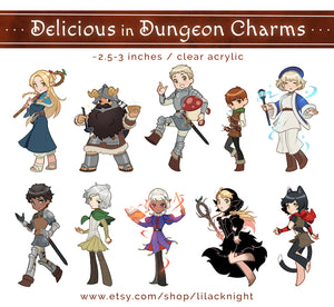 RETIRING - Dungeon Meshi Charms