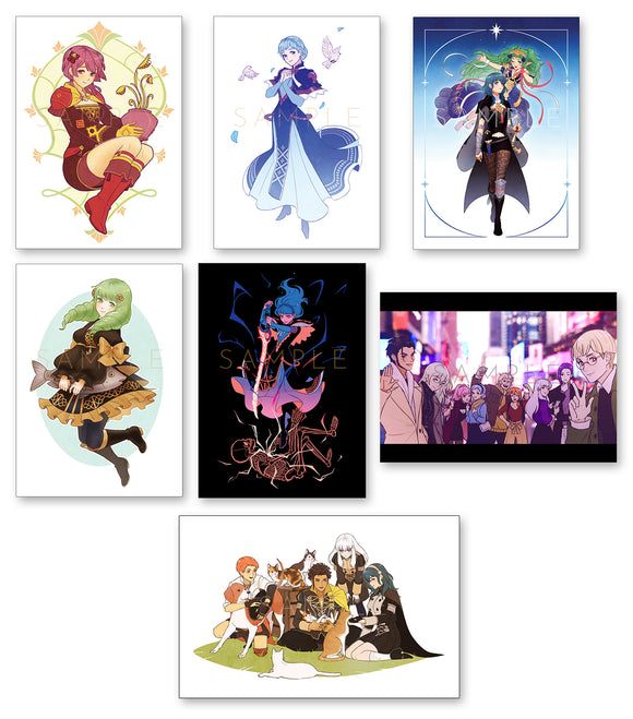 RETIRING - Fire Emblem: Three Houses - Mini Prints